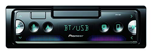 PIONEER SPH10BT Single-DIN in-Dash Mechless Smart Sync Receiver with Bluetooth PIONEER SPH10BT Single-DIN in-Dash Mechless Smart Sync Receiver with Bluetooth